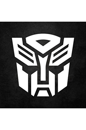 Transformers Oto Sticker Beyaz 20*20 Cm
