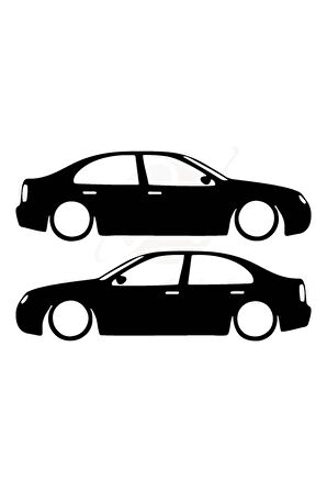 Gölge Oto Sticker Siyah 20X7 Cm