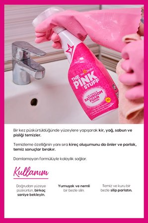 Temizlik Macunu 850 g + Banyo Köpük Temizleyici 750 ml-Mucizevi Temizlik SETİ-Tüm yüzeyler