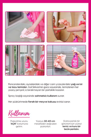 Mucizevi Temizlik Macunu 850 g + Cam Temizleyici 750 ml – Mutfak & Banyo Temizlik SETİ