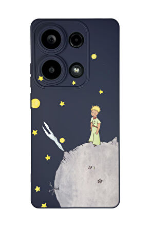 Xiaomi Redmi Note 13 Pro 4G Uyumlu Küçük Prens Desenli Premium Silikonlu Lansman Telefon Kılıfı