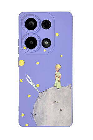 Xiaomi Redmi Note 13 Pro 4G Uyumlu Küçük Prens Desenli Premium Silikonlu Lansman Telefon Kılıfı
