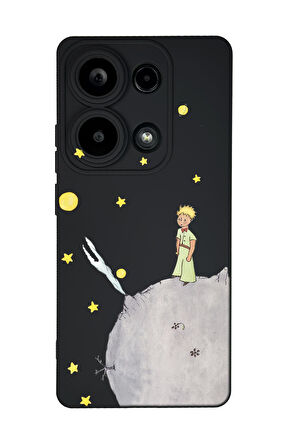 Xiaomi Redmi Note 13 Pro 4G Uyumlu Küçük Prens Desenli Premium Silikonlu Lansman Telefon Kılıfı