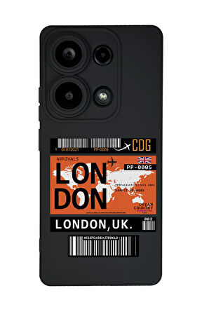 Xiaomi Redmi Note 13 Pro 4G Uyumlu London Yaprak Desenli Premium Silikonlu Lansman Telefon Kılıfı