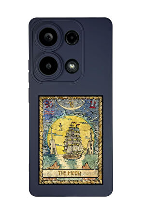 Xiaomi Redmi Note 13 Pro 4G Uyumlu The Moon Desenli Premium Silikonlu Lansman Telefon Kılıfı