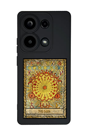 Xiaomi Redmi Note 13 Pro 4G Uyumlu The Sun Desenli Premium Silikonlu Lansman Telefon Kılıfı