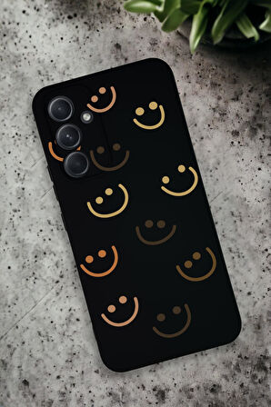 Samsung Galaxy A54 Uyumlu Smile Desenli Premium Silikonlu Lansman Telefon Kılıfı