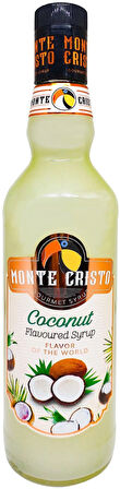 Monte Cristo Hindistan Cevizi ( coconut ) Aromalı Kahve ve Kokteyl Şurubu 70 CL.
