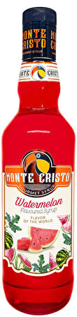 Monte Cristo Karpuz Aromalı Kokteyl & Kahve Şurup 70cl Cam Şişe