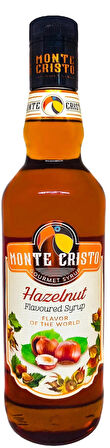 Monte Cristo Fındık Aromalı Kokteyl & Kahve Şurup 70cl Cam Şişe