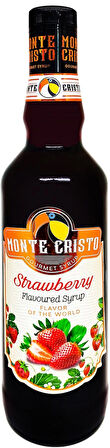 Monte Cristo ÇİLEK AROMALI ŞURUP Cam Şişe 70cl
