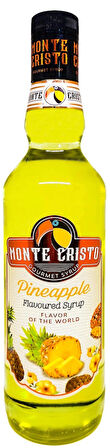 Montecristo Ananas Aromalı Kokteyl & Kahve Şurup 70cl Cam Şişe