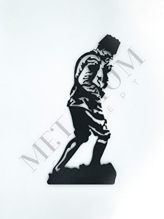 Mustafa Kemal ATATÜRK Kocatepe Metal Duvar Tablosu 30x65cm