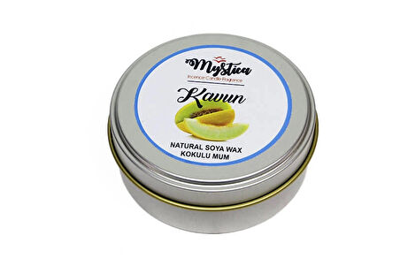 Soya Wax Mum Kokulu Tenekede Kavun