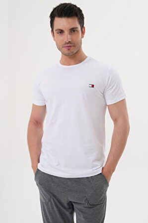 Mecit 4000 Erkek Beyaz Füme Büyük Beden Pijama Takımı