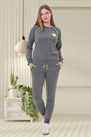 Mecit 6200 Füme Spor Kadın Pijama Takımı