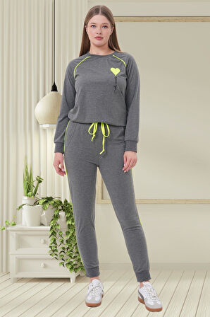 Mecit 6200 Füme Spor Kadın Pijama Takımı