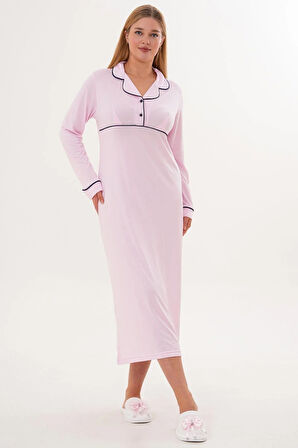 Mecit 6308 Pembe Kadın Gecelik