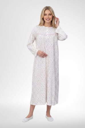 Mecit 6386 Pembe Büyük Beden Kadın Sabahlık Pijama Gecelik Set