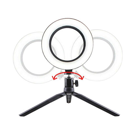10inç 26cm Youtube Instagram Tiktok Selfie Stüdyo Video Fotoğraf Ring Light Tripo