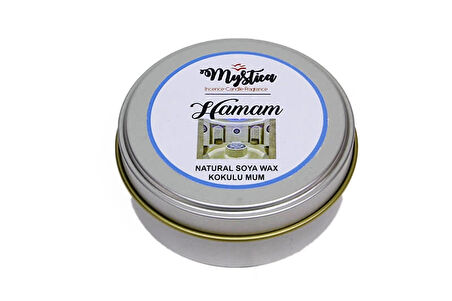 Soya Wax Mum Kokulu Tenekede Hammam