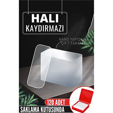 Halı Kilim Yolluk Kayma Önleyici 120 ADET Pvc Nano