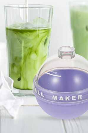 2'li DEV BUZ TOPU Kalıbı – İçeceklerinizi Uzun Süre Soğuk Tutan Buz Küresi Kalıbı