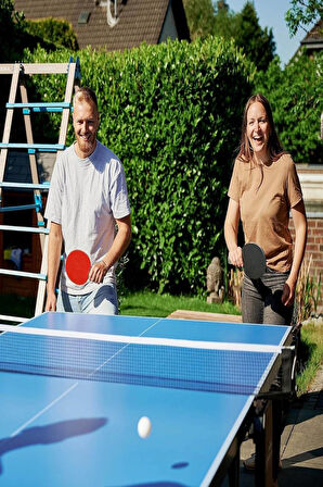 2 Kişilik Çantalı 3 Pinpon Toplu Masa Tenisi Raket Seti