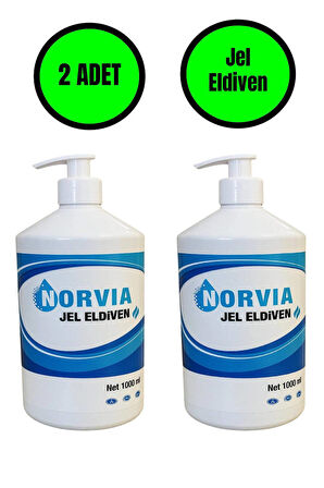 NORVIA 2 Adet Jel Eldiven – Yağ, Kir ve Pas Koruyucu El Jeli | 4 Saat Etkili Görünmez Eldiven
