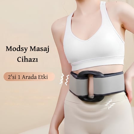 Modsy 8 Mod Dijital LED Ekranlı Titreşimli Vücut Masaj Aleti – Bölgesel İncelme, Sıkılaştırma & Masaj Kemeri Cihazı