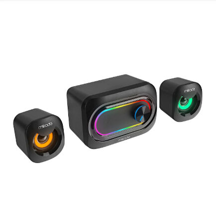 Mikado MD-511 5W+3W×2 USB RGB Ledli 2+1 Gaming Speaker Hoparlör