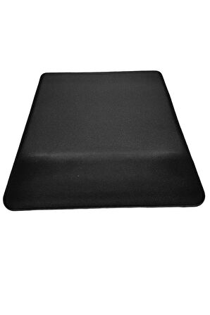 🛒 Siyah Dikdörtgen Bilek Destekli Mouse Pad – Ergonomik Sünger Doldurmalı, Kaymaz Tabanlı Fare Altlığı (18,5x23 cm)