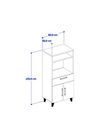 Şile Mutfak Dolabı - Çekmeceli - Dolaplı - Raflı - İstanbul / Ceviz