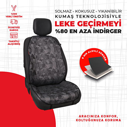 Füme Cam Kırığı Jakar Dokuma Minder