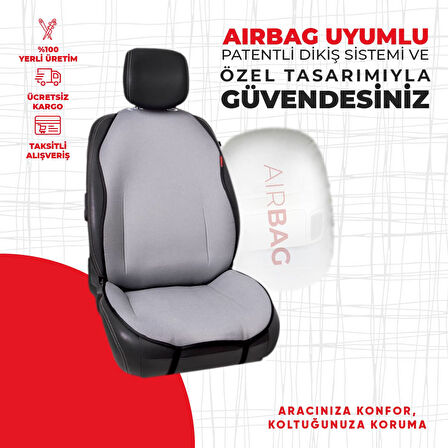 Gri Custom Jakar Dokuma Minder