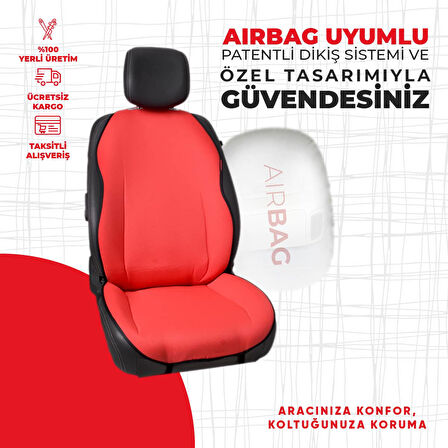 Kırmızı Custom Jakar Dokuma Minder