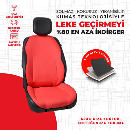 Kırmızı Custom Jakar Dokuma Minder