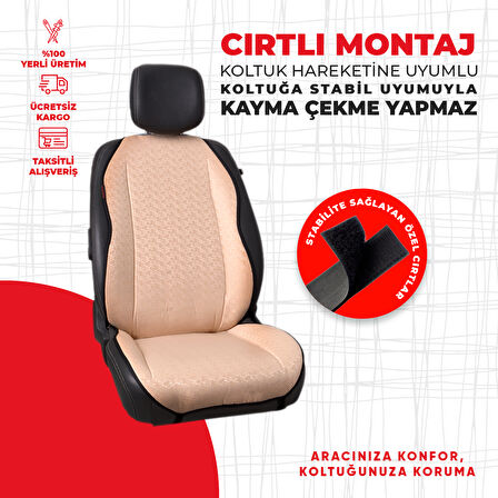 Krem Balpeteği Jakar Dokuma