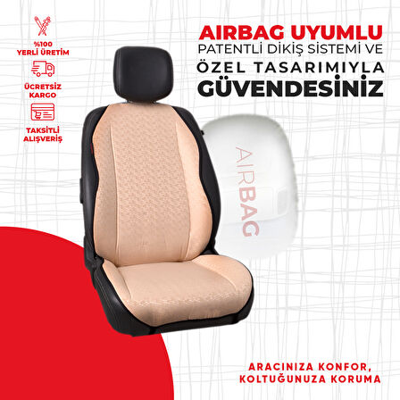 Krem Balpeteği Jakar Dokuma