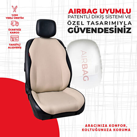 Düz Krem Jakar Dokuma