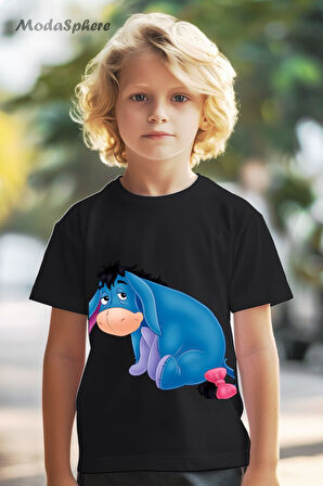 MAVİ EŞŞEK BASKILI OVERSIZE TİŞÖRT