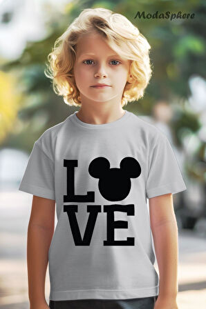 LOVE BASKILI OVERSIZE TİŞÖRT