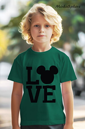 LOVE BASKILI OVERSIZE TİŞÖRT
