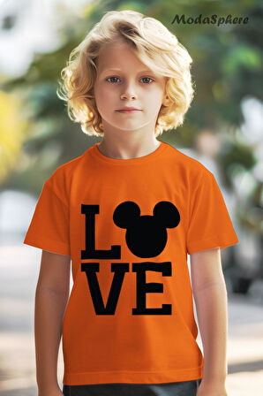 LOVE BASKILI OVERSIZE TİŞÖRT