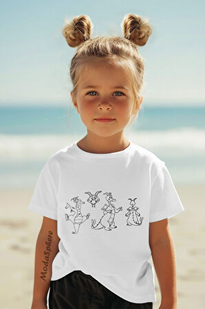 KARAKTERLER BASKILI ÇOCUK TİŞÖRT