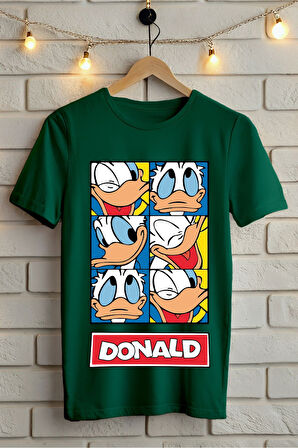 DONALD BASKILI BİSİKLET YAKA KISA KOLLU UNISEX TİŞÖRT