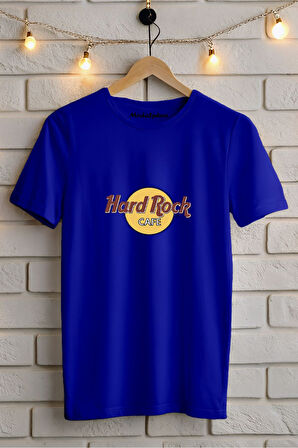 HARDROCK BASKILI BİSİKLET YAKA KISA KOLLU UNISEX TİŞÖRT