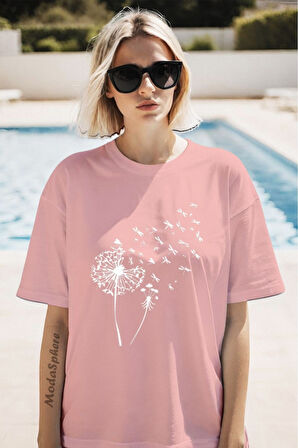 Baskılı Unisex Oversize Tişört