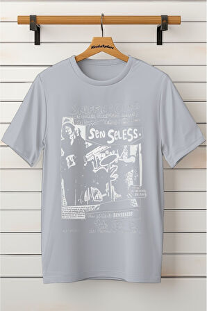 Baskılı Unisex Oversize Tişört Battal Boy