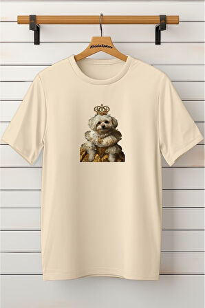 Baskılı Unisex Oversize Tişört Battal Boy